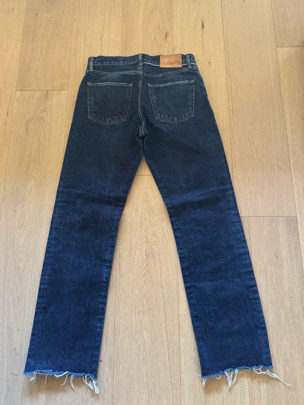 Moussy Vintage High-Rise Straight Jeans in Indigo Blue - Picture 3 of 10